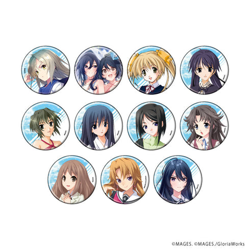 『メモリーズオフシリーズ』缶バッジ 01/ブラインド(全11種)(公式&描き下ろしイラスト)